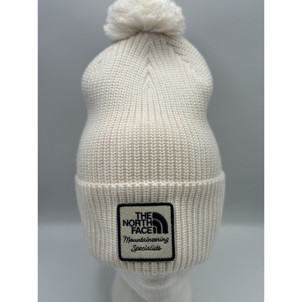 The North Face Heritage Pom Beanie Men's White One Size - Recycled Fabric